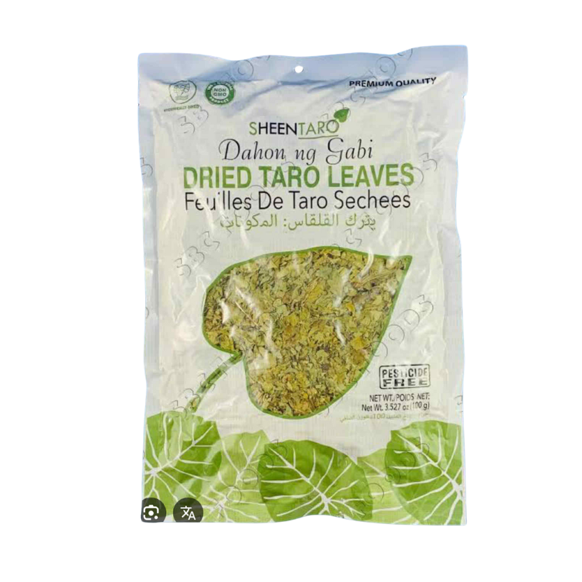 Dried Taro Leaves 100gx24 WM