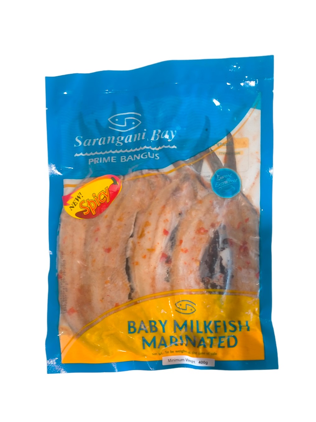 Frozen Sarangani Bay Prime Bangus Spicy 15x364-486g
