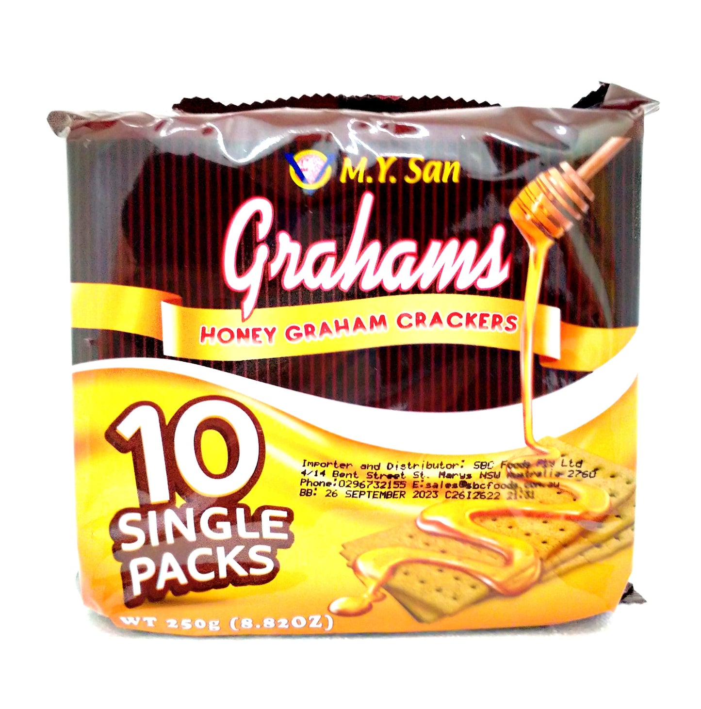 MY San Graham Honey 20x10'sx25g