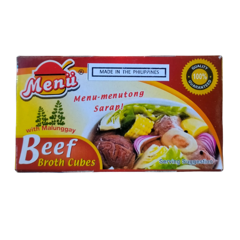 Menu Beef Broth Cubes w/ Malunggay 60g