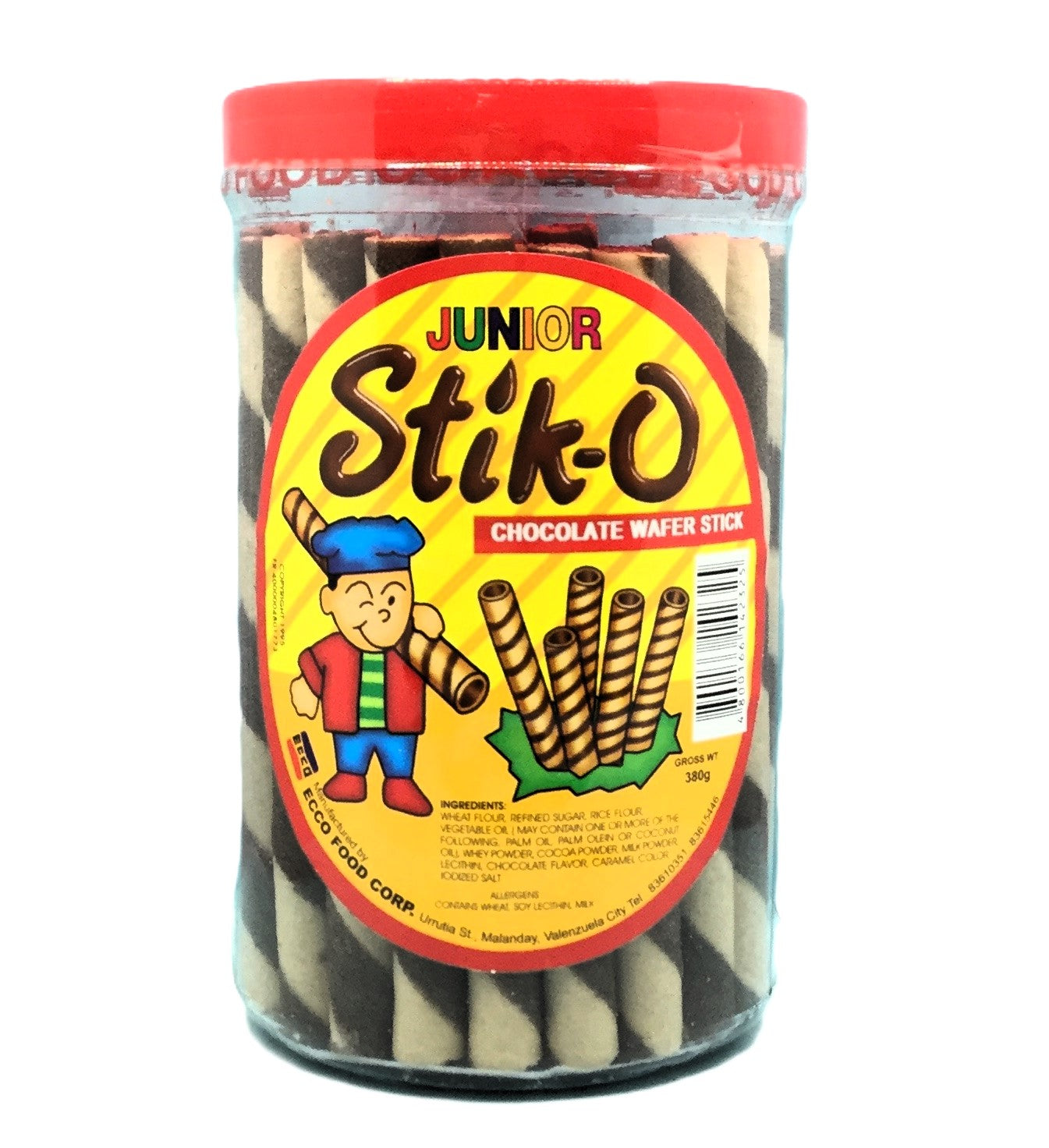 Stick-O Wafer Stick Choco 380g
