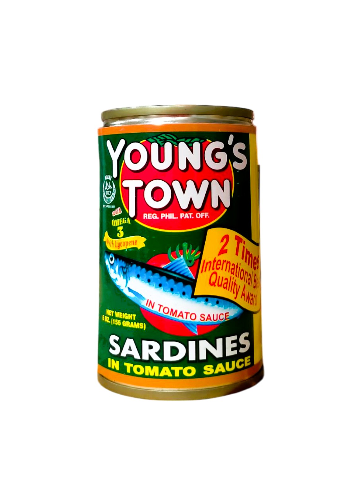 Youngstown Sardines Regular (Green) 155g