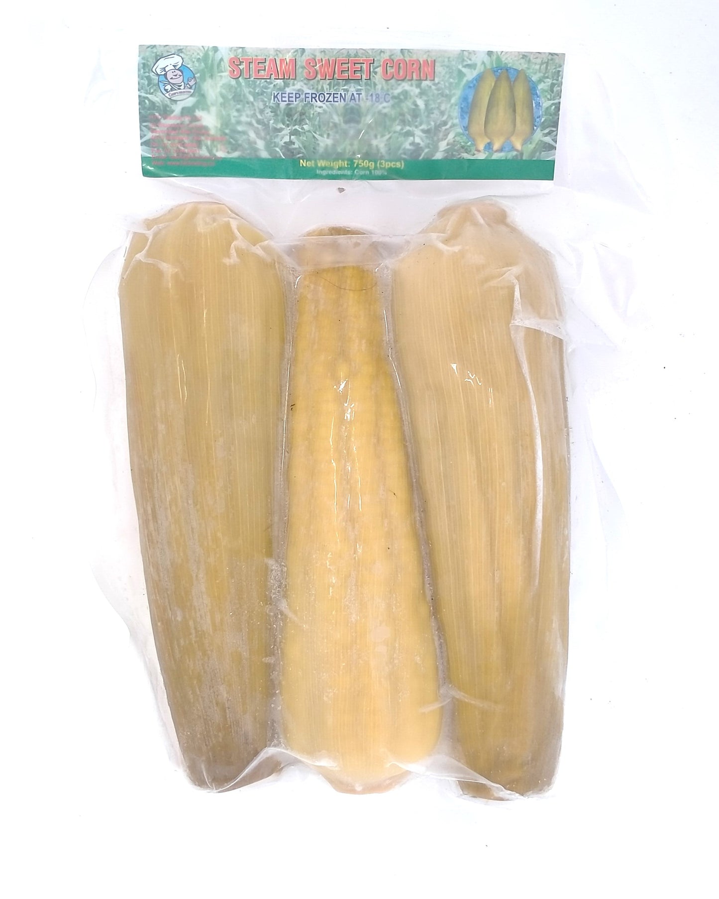 Frozen Steam Sweet Corn (3pcs) 750g