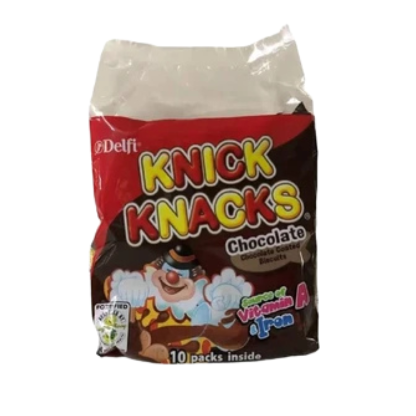 Knick Knacks Coated Biscuit Chocolate 10x28g
