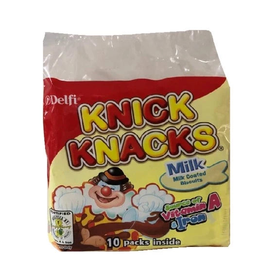 Knick Knacks Coated Biscuits Milk 21gx10s